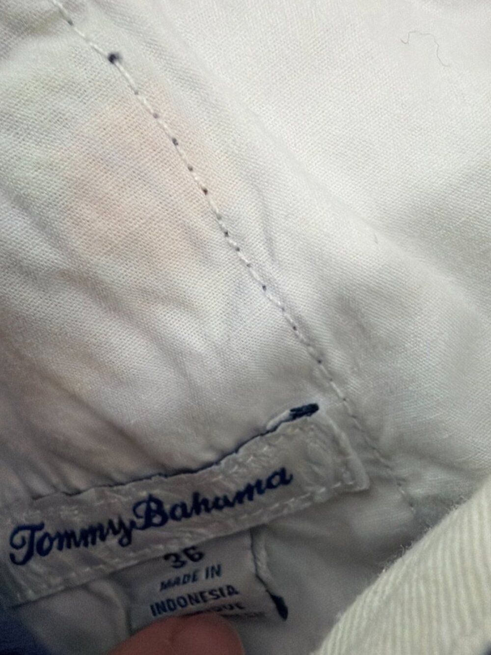 Tommy Bahama Shorts Mens 36 Purple 100% Linen Beach Surf Hawaiian Resort Tropic - Picture 6 of 7